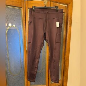 Ladies OLD NAVY ULTRACOZE Dark Purple leggings, BRAND NEW